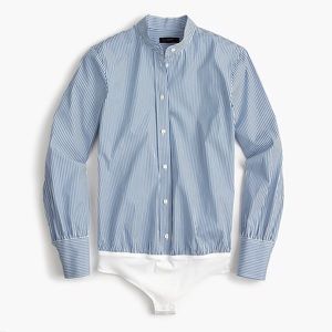 Jcrew striped bodysuit